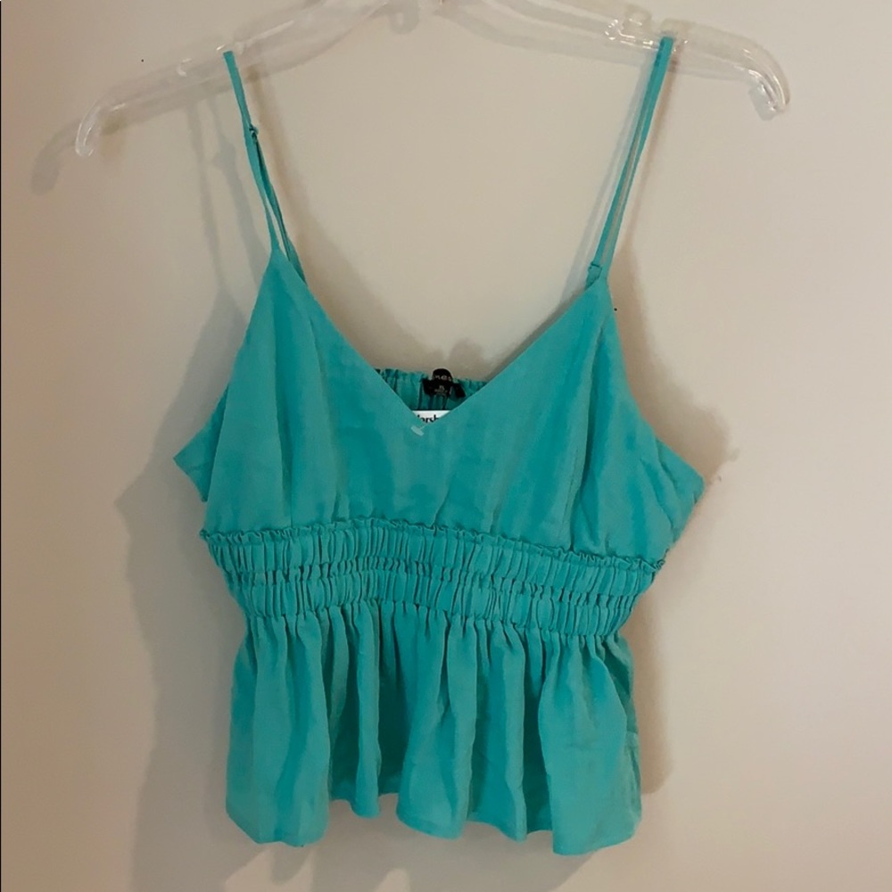 Shinestar spaghetti strap/hanging bra top